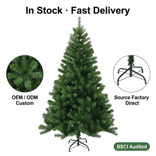 150cm Green Artificial PVC Christmas Tree Plastic Christmas Decoration for Home Decor