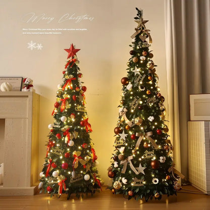 1.8m Pop-Up Foldable Christmas Tree with Decorative Ornaments (PVC)