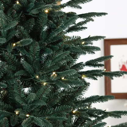 Premium Dark Green Realistic PE & PVC Hinged Christmas Tree (1.8m)