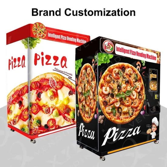 Combo Customize Metal Steel Automatic Outdoor Coin Operated Frozen Pizza Vending Machine