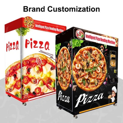 Combo Customize Metal Steel Automatic Outdoor Coin Operated Frozen Pizza Vending Machine