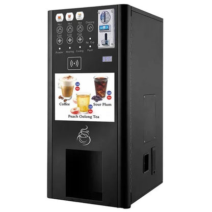 Automatic Smart Hot Cold Beverage Coffee Dispensing Vending Machine Coin Card Payment