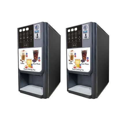 Automatic Smart Hot Cold Beverage Coffee Dispensing Vending Machine Coin Card Payment