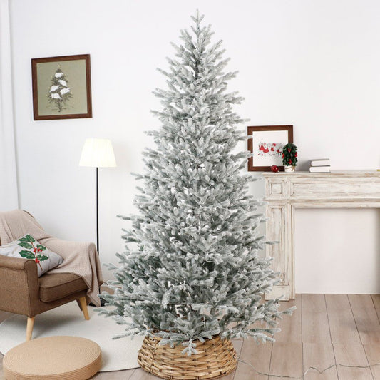 Realistic Artificial PE Christmas Tree with Integrated LED Lights